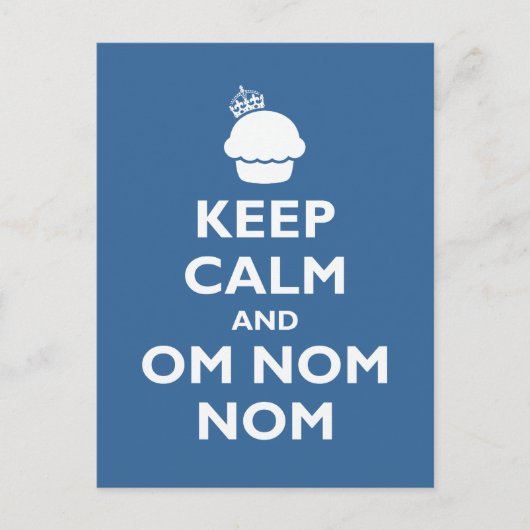 Om Nom Nom Postkarte (Vorderseite)