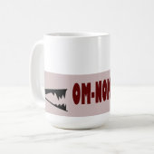 Om-Nom-Nomicon Kaffeetasse (Vorderseite Links)