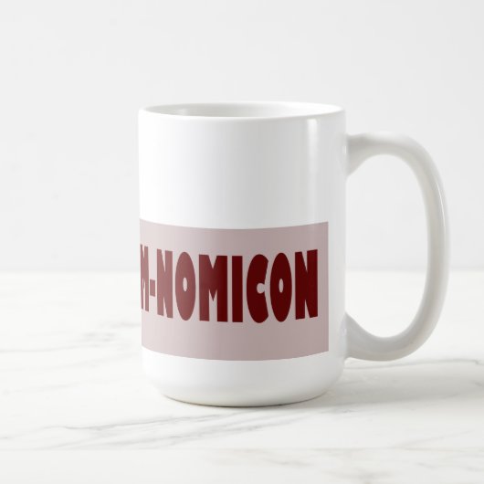 Om-Nom-Nomicon Kaffeetasse (Rechts)