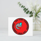 Om-Nom-Nomnivore Postkarte (Stehend Vorderseite)