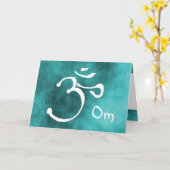 Om notecard karte (Gelbe Blume)