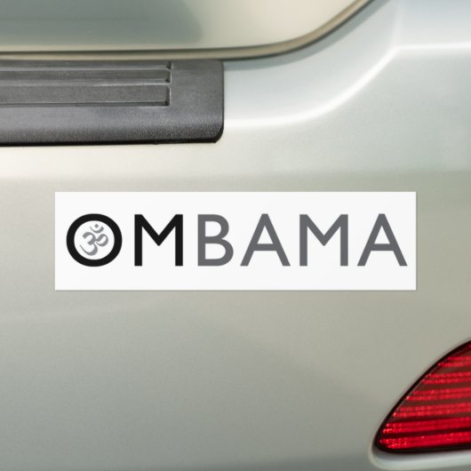 OM Obama Autoaufkleber (Auf Auto)