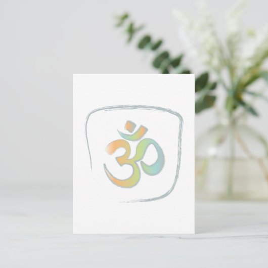 Om oder Om Postkarte (Stehend Vorderseite)