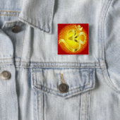 Om oder Om-Symbol in Gelb und Rot Button (Beispiel)