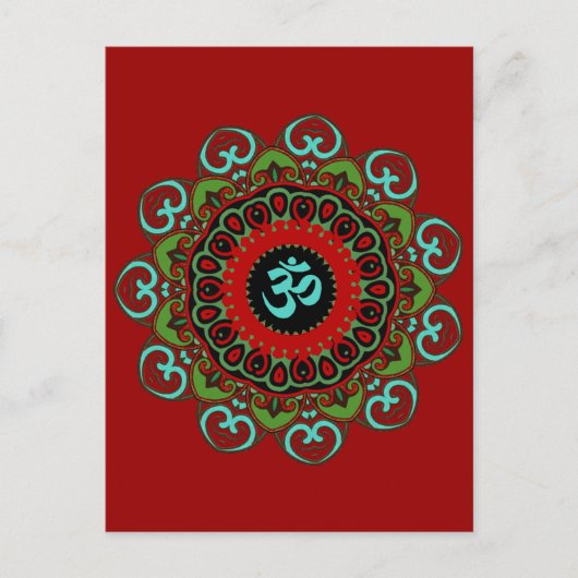Om of Chaos Postcard Postkarte (Vorderseite)