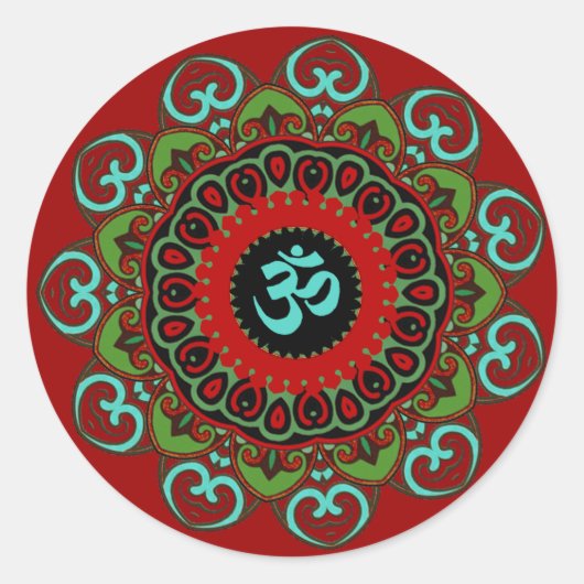 Om of Chaos Sticker (Vorderseite)