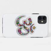 Om Ohm Om Namaste Yoga-Symbol Case-Mate iPhone Hülle (Rückseite (Horizontal))