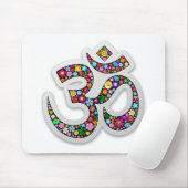 Om Ohm Om Namaste Yoga-Symbol Mousepad (Mit Mouse)