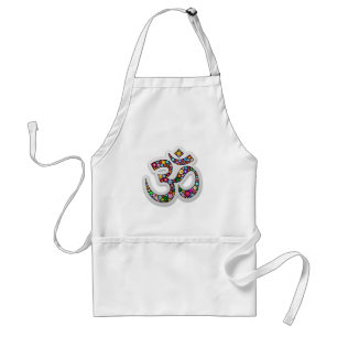Om Ohm Om Namaste Yoga-Symbol Schürze