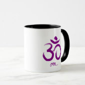 Om (Ohm) Spirituelle Cups und Tasse (VorderseiteRechts)