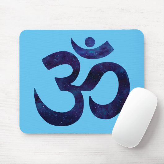 Om Ohm Symbol Signature Yoga Meditation Zen Mousepad (Mit Mouse)