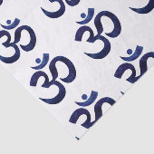 Om Ohm Symbol Signature Yoga Meditation Zen Muster Seidenpapier (Ausschnitt)