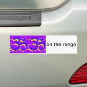 Om, om auf dem Autoaufkleber der Reichweite (Auf Auto)