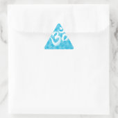 Om/Om Dreieckiger Aufkleber (Tasche)