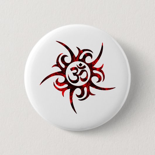 Om, Om Hindu, Om Symbol, Om Logo, Om Button (Vorderseite)