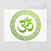 Om, Om Hindu, Om Symbol, Om Logo, Om Postkarte (Vorderseite)
