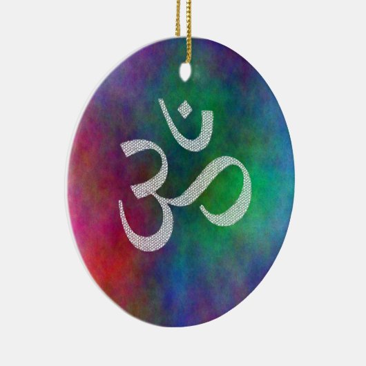 Om — Om Keramikornament (Rechts)