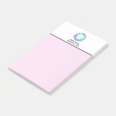 *~* OM-Om-Lotos-BlumeMandala Post-it Klebezettel (angewinkelt)