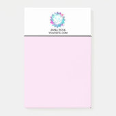 *~* OM-Om-Lotos-BlumeMandala Post-it Klebezettel (Vorderseite)