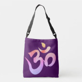 Om, Om Mantra, Wasserfarbe, Tasche (Rückseite)