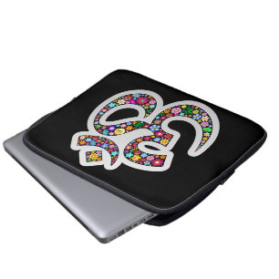Om Om Namaste Yoga Symbol Laptop Sleeve