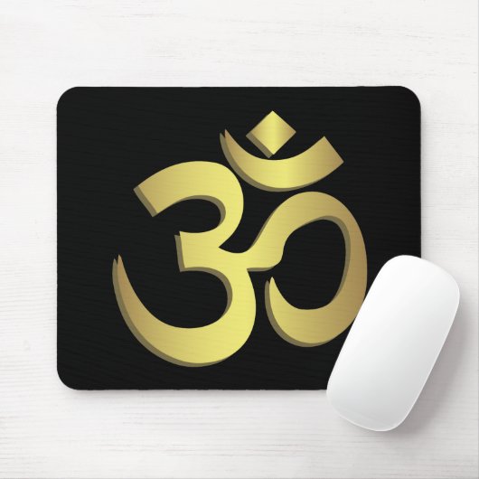 Om ( Om ) Namaste Yoga-Symbol Mousepad (Mit Mouse)