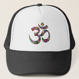 Om Om Namaste Yoga-Symbol Truckerkappe