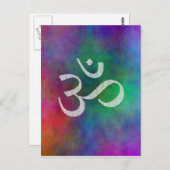 OM OM POSTKARTE (Vorne/Hinten)