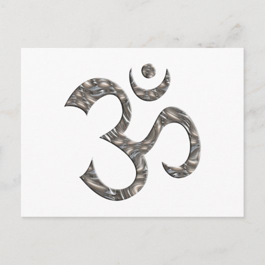 OM/OM - SILVER POSTKARTE (Vorderseite)