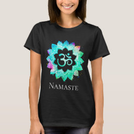 *~* OM-OM Symbol-geistiger Lotos-BlumeMandala T-Shirt