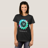 *~* OM-OM Symbol-geistiger Lotos-BlumeMandala T-Shirt (Vorne ganz)