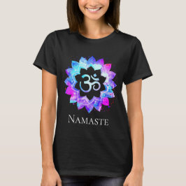 *~* OM-OM-Symbol-geistiger Lotos-BlumeMandala T-Shirt