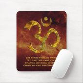 OM/Om u. Universum GAYATRI BESCHWÖRUNGSFORMEL | Mousepad (Mit Mouse)