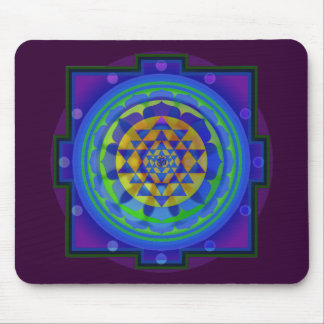 OM (OM) Yantra Mandala Mousepad