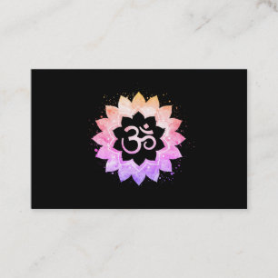 *~* Om OMNew Alters-Lotos-Blumemandala-Buddhist Visitenkarte