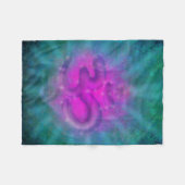 OM-Omsymbol Fleece-Decke Fleecedecke (Vorderseite (Horizontal))