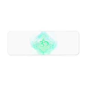 OM-Omsymbol Rücksendeadresse-Aufkleber
