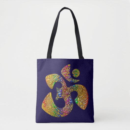 OM Ornamente + Ihr Backgr. Ideen Tasche (Vorderseite)