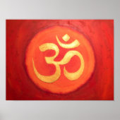 Om Painting Poster (Vorne)