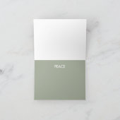 OM Peace Note Karte (Innenseite)