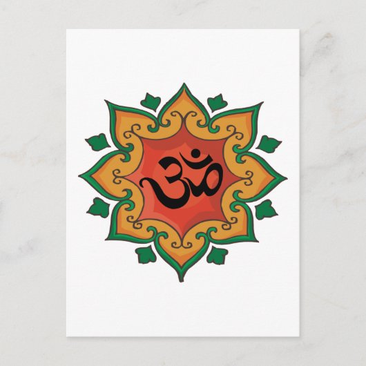 Om Postkarte (Vorderseite)