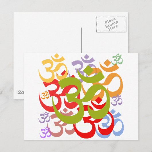 Om Postkarte (Vorne/Hinten)