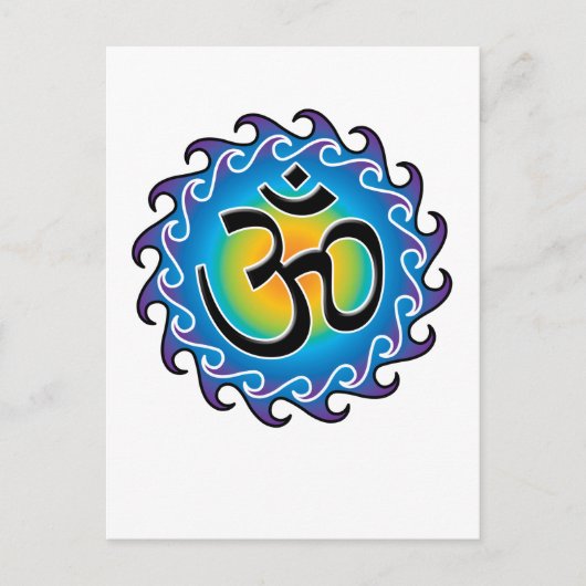 Om Postkarte (Vorderseite)