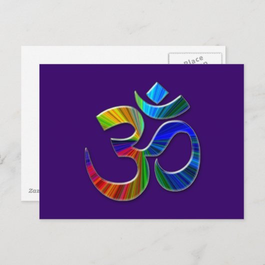 Om Postkarte (Vorne/Hinten)