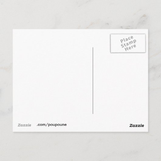 Om Postkarte (Rückseite)