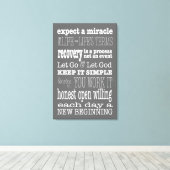 OM Redewendungen & Slogans 2 Leinwand (Insitu (Holzboden))