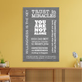 OM Redewendungen & Slogans 3 Leinwand (Insitu (Wohnzimmer))