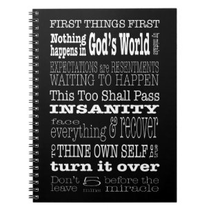 OM Redewendungen u. Slogans 1 Notizblock