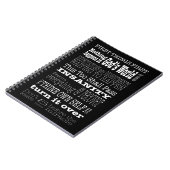 OM Redewendungen und Slogans 1 Notizblock (Linke Seite)