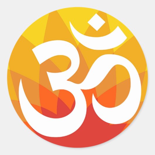 om runder aufkleber (Vorderseite)